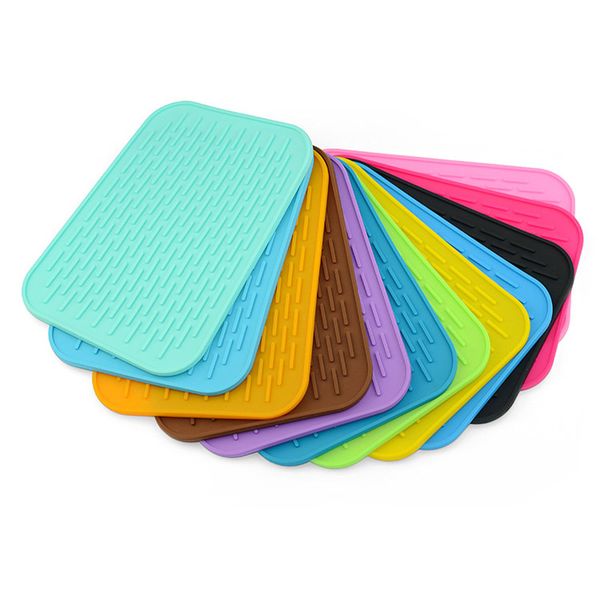 1 pc Heatproof Can Opener with Non-slip Silicone Mat for Kitchen Sink Dishes and Cups