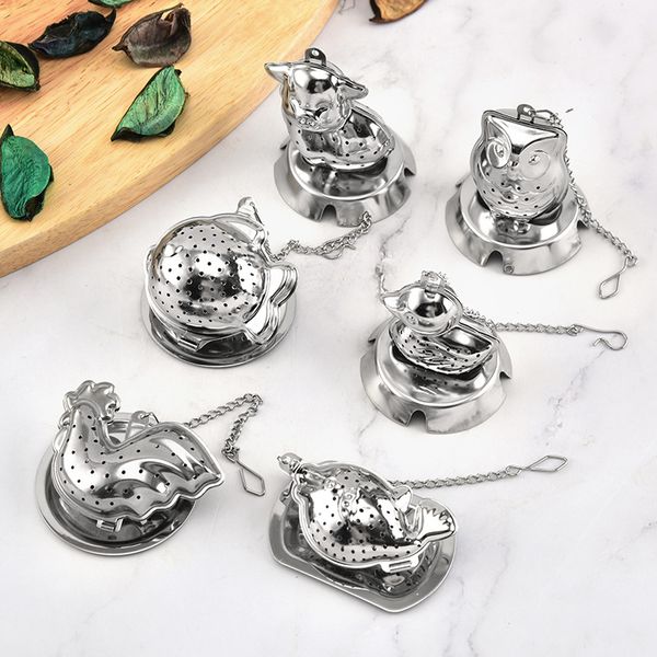 1. Premium stainless steel tea infuser with animal design  
2. Durable and rust-resistant tea strainer for loose leaves  
3. Unique animal-shaped tea infuser adds fun to tea time  
4. Easy-to-use and clean tea strainer with fine mesh  
5. Perfect gift for tea lovers with playful animal design  
6. Compact tea infuser fits most cups and mugs  
7. High-quality stainless steel construction for long-lasting use  
8. Innovative animal design makes tea brewing enjoyable  
9. Fine mesh prevents tea leaves from escaping  
10. Handy tool for brewing loose leaf tea conveniently  

1. Animal-shaped stainless steel tea infuser of premium quality  
2. Rust-proof tea strainer built to last for loose leaf brewing  
3. Playful animal design brings joy to your tea routine  
4. Convenient tea infuser with fine mesh, simple to maintain  
5. Ideal present for tea enthusiasts featuring charming animal shapes  
6. Space-saving infuser compatible with various cup sizes  
7. Sturdy stainless steel build ensures durability  
8. Creative animal motif enhances the tea-making experience  
9. Tight mesh keeps tea leaves contained during steeping  
10. Practical accessory for easy loose tea preparation