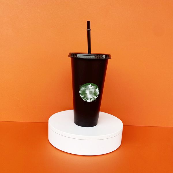 1. The tumbler is made of high-quality plastic material, ensuring durability and long-lasting use  
2. This reusable mug features a clear design, allowing you to see your beverage inside  
3. With its flat bottom and pillar shape, the cup stands stable on any surface  
4. The included lid and straw make it convenient for drinking on the go  
5. Perfect for both hot and cold drinks, maintaining temperature effectively  
6. Easy to clean and dishwasher safe for hassle-free maintenance  
7. The 24oz capacity provides ample space for your favorite beverages  
8. Its stylish transparent appearance suits any occasion or decor  
9. Lightweight yet sturdy construction makes it ideal for daily use  
10. The mermaid goddess design adds a unique touch to your drinkware collection  

1. Crafted from durable plastic for long-term use  
2. Transparent construction lets you view your drink  
3. Stable flat base and columnar design prevent tipping  
4. Comes with lid and straw for portable convenience  
5. Maintains drink temperatures for hot or cold beverages  
6. Simple to wash and dishwasher-compatible  
7. Generous 24oz volume holds plenty of liquid  
8. Sleek clear look complements any setting  
9. Light but strong for everyday carrying  
10. Distinctive mermaid motif enhances your cups