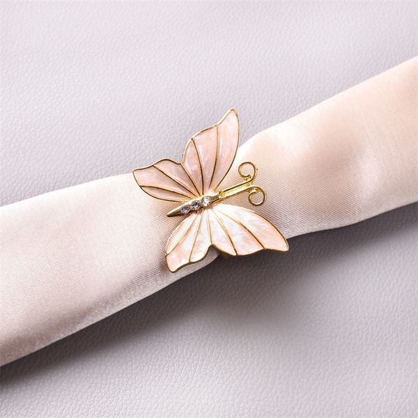 10 elegant butterfly-shaped napkin rings for home decor, hotel use, and jewelry display