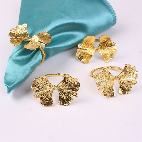 10 new vintage maple leaf napkin rings in red bronze, forest series for weddings, item 201124