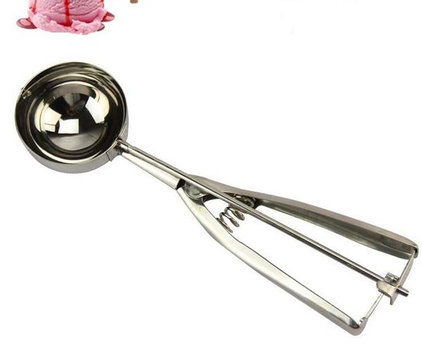 100 premium stainless steel ice cream scoopers for serving ice cream, fruit, melon, and cookie dough