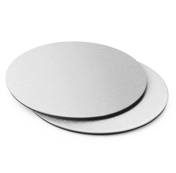 100 stainless steel coffee coasters with EVA backing for heat insulation and table decor, model SN2898