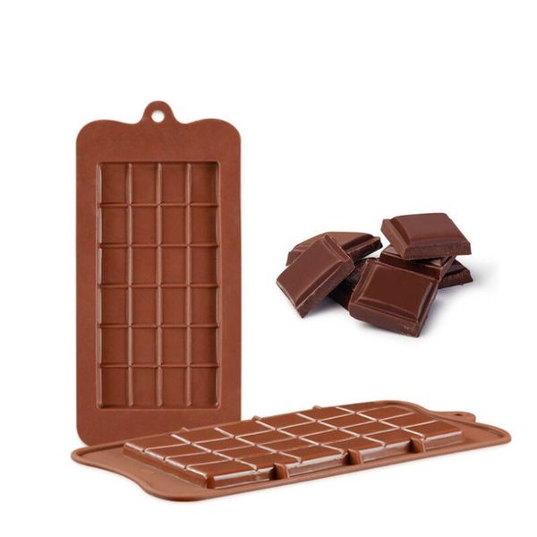 100-piece 24-grid silicone chocolate mold for desserts, bars, ice, cakes, and candies