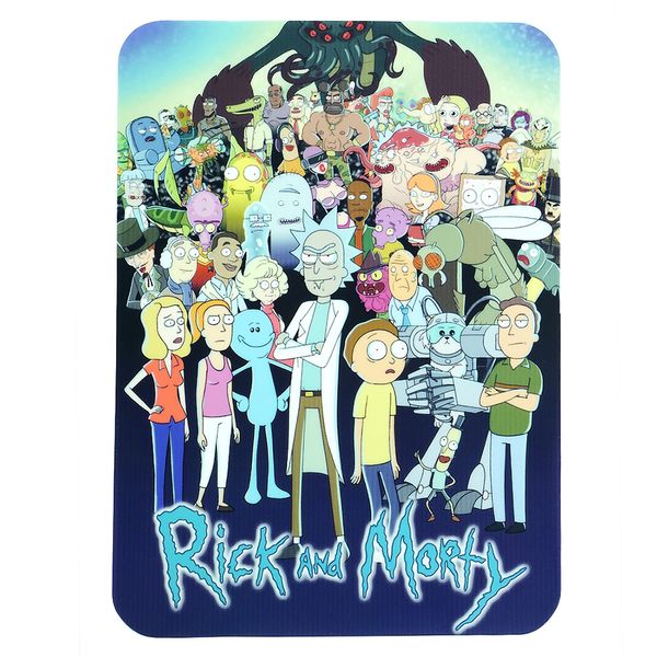 10.8" x 0.7" silicone dab mat with heat-resistant, non-stick surface for wax, featuring colorful cartoon designs and food-grade safety