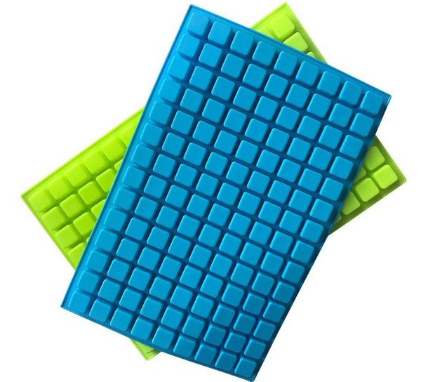 126-hole lattice ice cube silicone mold for cakes, mousse, ice cream, chocolates, and pastry art, ideal for dessert baking