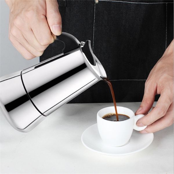 12Cup 600ml Italian Moka Pot for Stovetop Espresso with Stainless Steel Filter