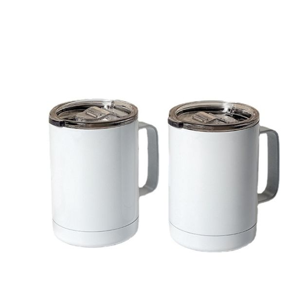 12oz sublimation-ready straight stainless steel vacuum insulated drinking tumblers with double walls