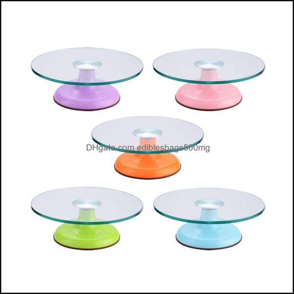 13-inch glass turntable for cake decorating and pizza dough preparation