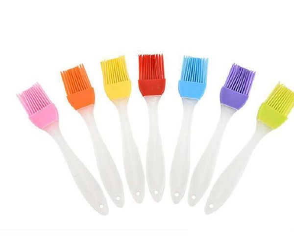 17cm flexible silicone basting brush for grilling, cooking, and pastry with high heat resistance