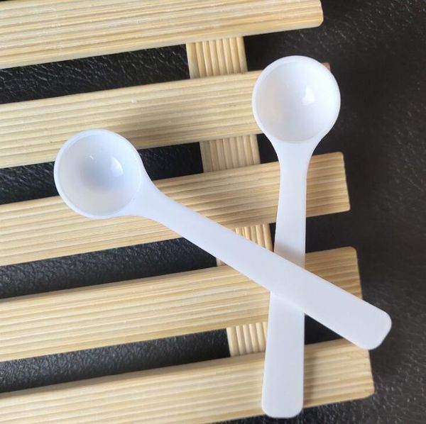 1g/2ml clear plastic measuring scoop for coffee, milk, and protein powder, free shipping included