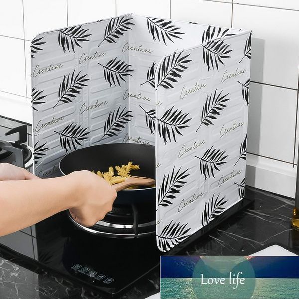 1PC Aluminium Oil Splatter Screen for Gas Stove - Kitchen Splash Guard Tool