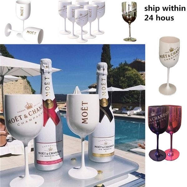 2 elegant white champagne coupes for parties, perfect as cocktail glasses, flutes, or whiskey cups with plastic plating