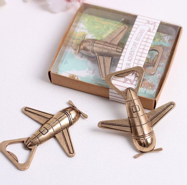 2 Style Airplane Bottle Opener Antique Plane Shape Wedding Gift Party Favors Kitchen Aluminum Alloy Beer Openers Perfect Travel Aviation Gif

重写为：
Dual-design antique airplane-shaped bottle opener for weddings, parties, and kitchens, crafted from aluminum alloy, an ideal aviation-themed travel gift
