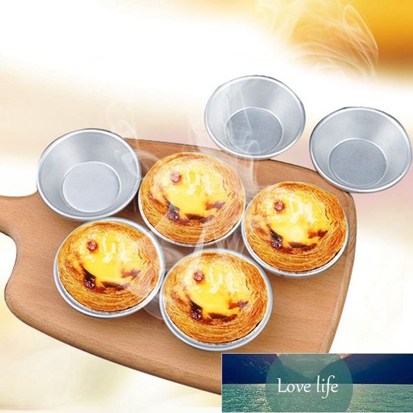 20 reusable aluminum alloy flower-shaped tart molds for baking egg tarts, cupcakes and muffins at factory prices