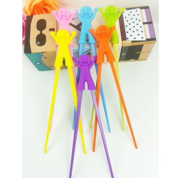 200 pairs of colorful training chopsticks for kids, fun plastic utensils to help children learn eating skills