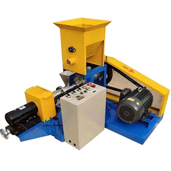 2020 compact pet feed extruder for aquarium fish, shrimp, crab, and bullfrog floating pellets in various shapes with 300-350kg output