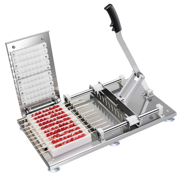 2020 premium manual lamb skewer maker for BBQ and meat skewers