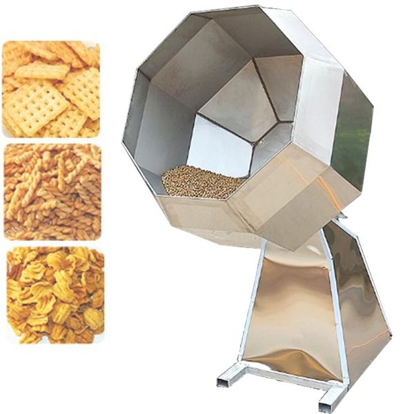 2021 factory direct sales of affordable automatic snack food seasoning machines for potato chips and nuts, with free shipping included