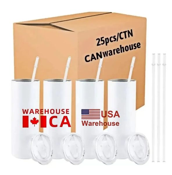 20oz sublimation tumblers for travel with lid and straw, large capacity creative thermos mugs
