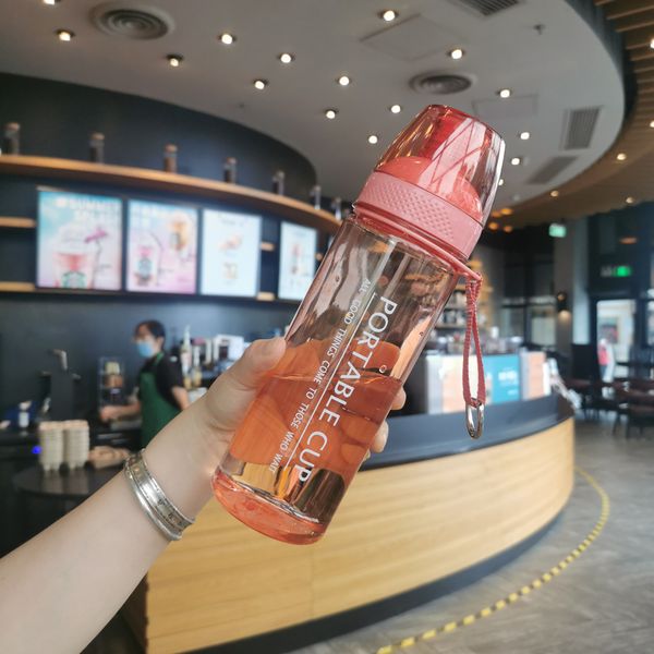 20pcs wholesale clear sport bottles for promotional gifts, customizable plastic bottles