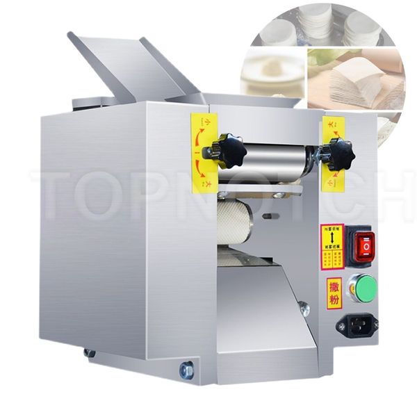220V 120W commercial-grade stainless steel dumpling wrapper machine for automated handmade-style jiaozi skin production