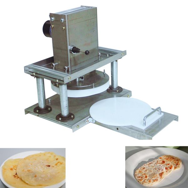 220V Electric Pizza Dough Press for 22cm Flatbread and Pastry Sheets