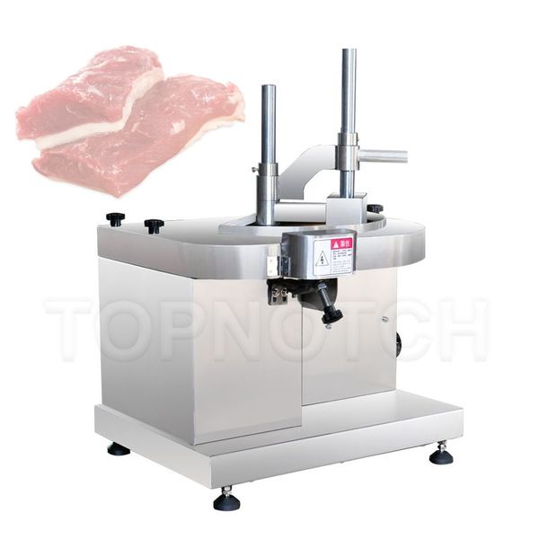 220V high-efficiency stainless steel meat and fish slicer for kitchens