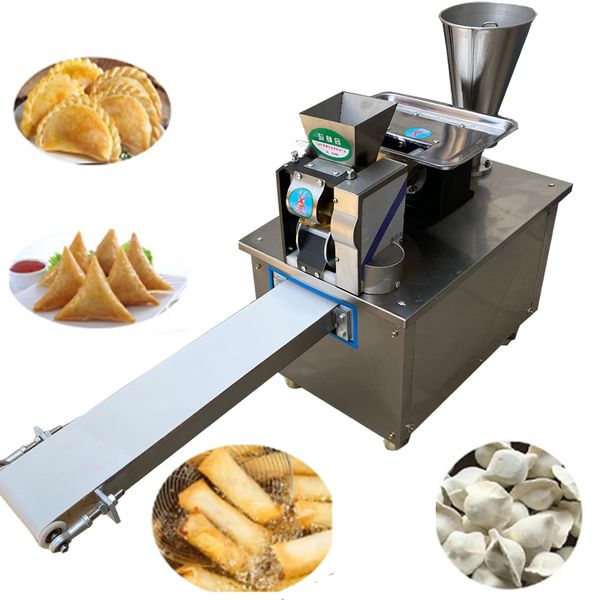 220V/110V commercial electric samosa and dumpling maker with stainless steel dough ball and skin forming machine