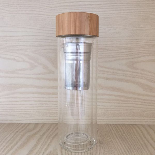 25pcs/lot Free shipping Wholesale 400ml Bamboo lid Double Walled glass tea tumbler Includes strainer and infuser basket lin4580

Wholesale 25pcs/lot free shipping 400ml double-walled glass tea tumb...
