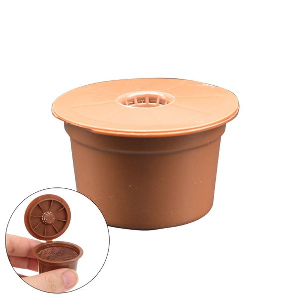 3 reusable stainless steel coffee filter capsules compatible with Cafitari, available in random colors