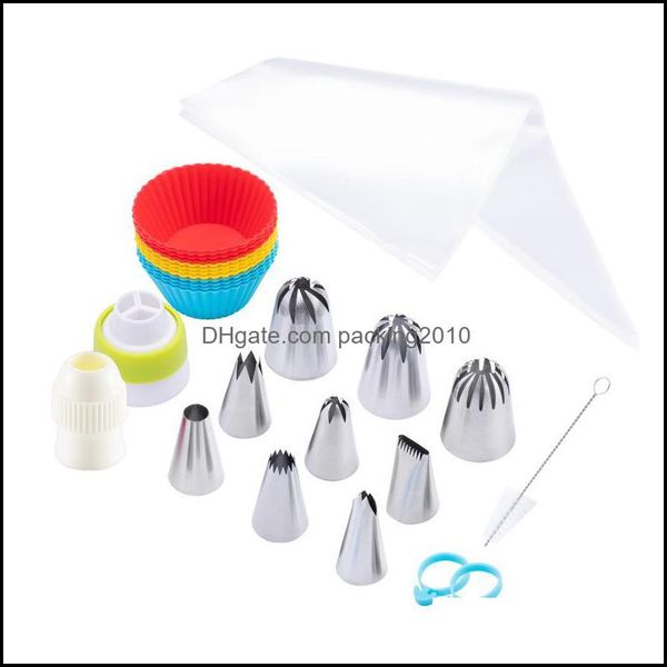 304 Stainless Steel 36-Piece Cake Decorating Tip Set for Baking and Pastry