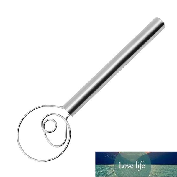 304 stainless steel dough whisk for manual bread mixing and baking