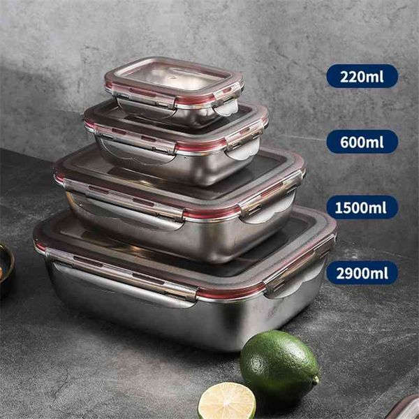 304 stainless steel insulated lunch box for kids and office workers, Japanese-style leak-proof food container