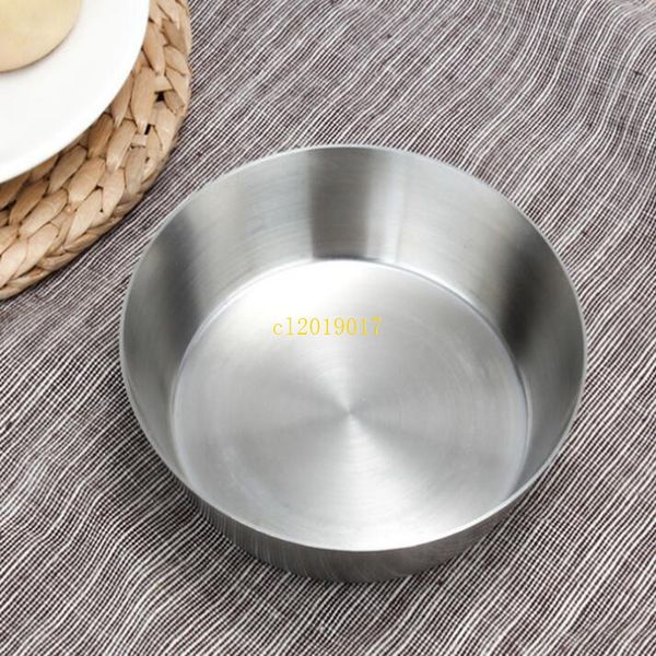 304 stainless steel round flat-bottomed dipping bowl for pickles