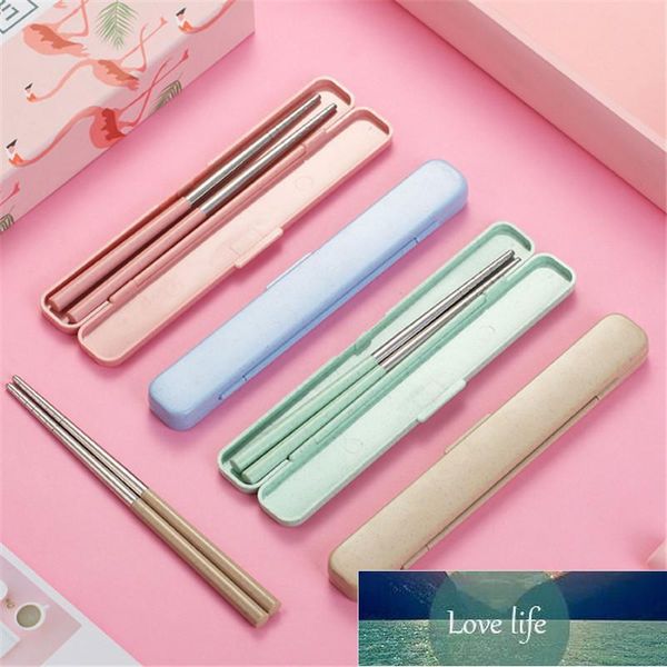 304 stainless steel travel chopsticks, reusable for sushi and kitchen use