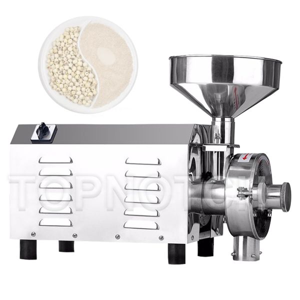 30-50kg/h automatic kitchen grain mill for corn, chili, and wheat flour