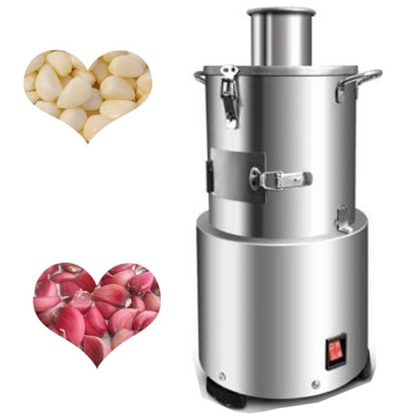 30kg/h automatic garlic peeling machine for removing skins from cloves, works with 220v/110v power supply