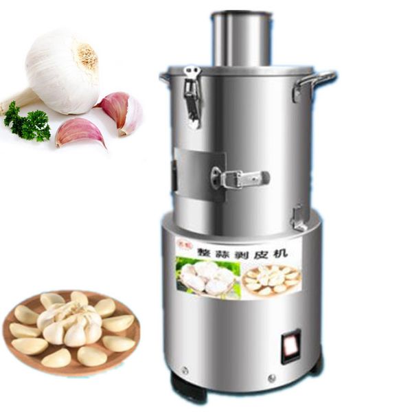 30kg/h stainless steel commercial garlic peeler for dry peeling, operates on 220v/110v