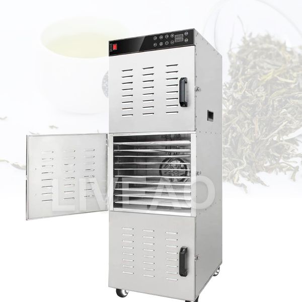 30-tray commercial dehydrator for fruits, vegetables, and meat in industrial kitchens