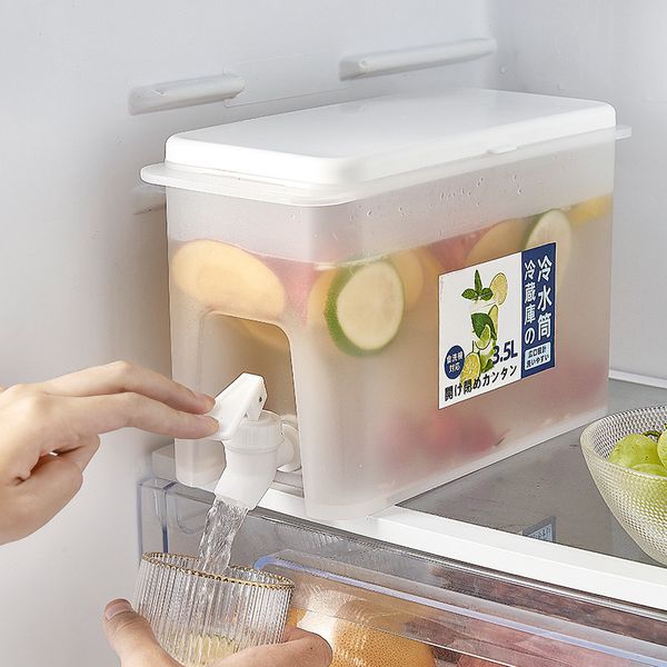 3500ml fridge cold kettle with tap for home lemonade bottle, drink container or water jug