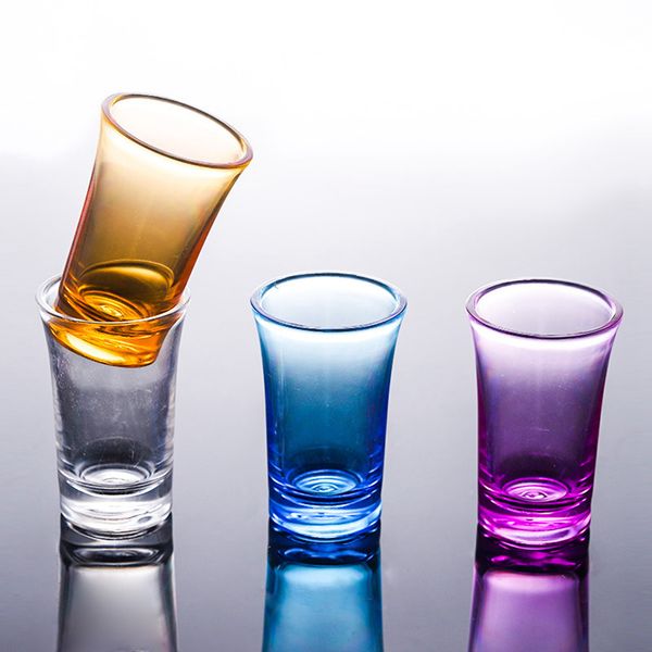 35ml acrylic shot glass for parties, weddings, and bars, ideal for whiskey, vodka, and beer