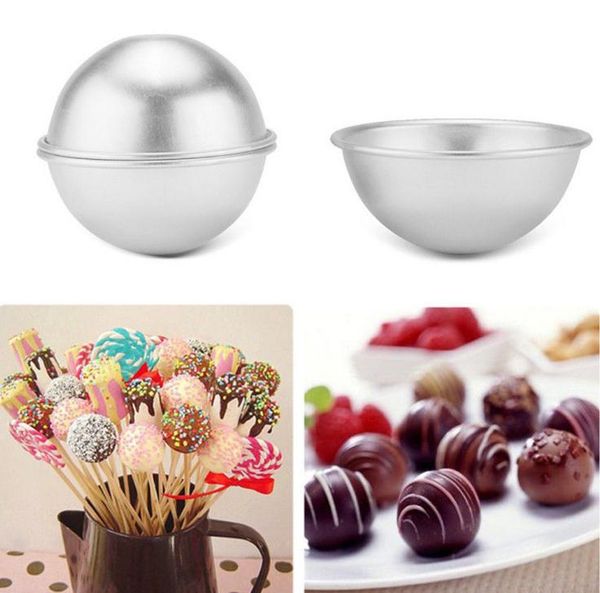 3D aluminum alloy cake molds for bath bombs, baking, and crafting in three sizes, 500 pieces SN709