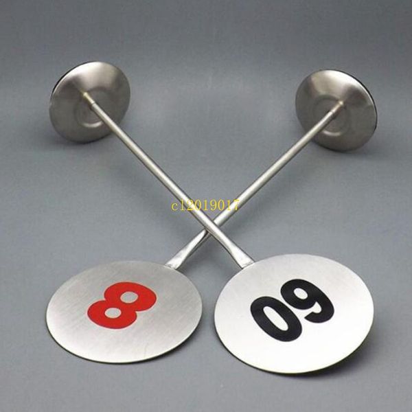 40 stainless steel table number stands for restaurant countertops