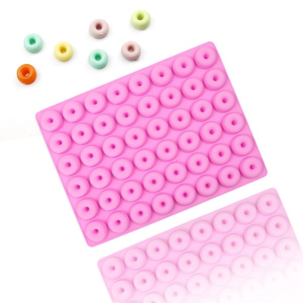 48-cell silicone ice molds for mini donuts, cubes, chocolate biscuits, and homemade cake making