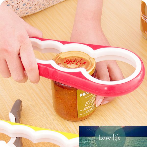 4-in-1 versatile gourd-shaped opener for cans, caps, jars, and bottles - a handy kitchen tool