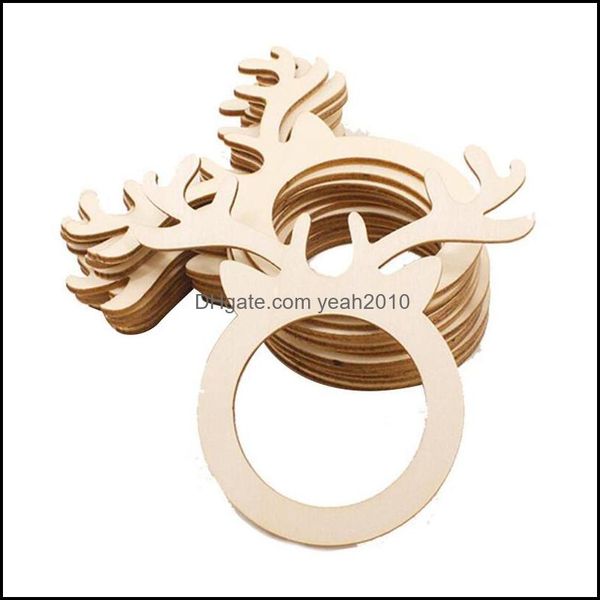 50 mini wooden reindeer antler place card holders for Christmas dinner parties