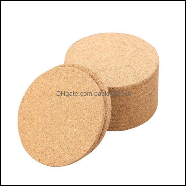 500 premium round cork coasters for drinks, ideal as wedding party gifts with quick shipping and stylish table decor