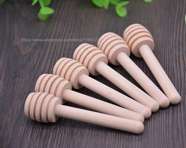 500 wooden honey dipper sticks for kitchen use, perfect as wedding or party gifts