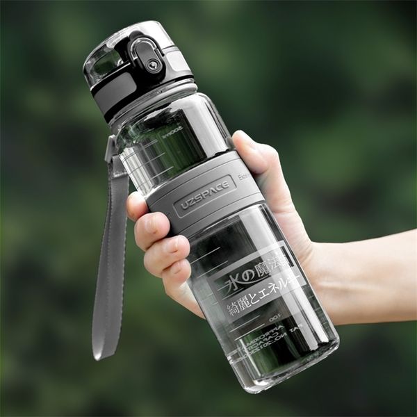 500/1000ml leakproof sports water bottle with free shaker for outdoor activities and eco-friendly fruit tea storage